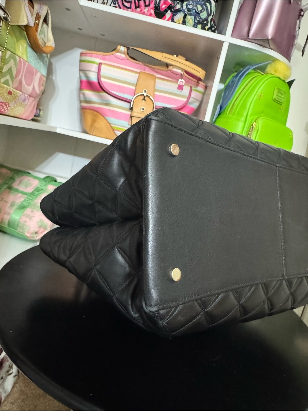 Kate Spade New York Carey Quilted Leather Large Tote Bag - Picture 7 of 10